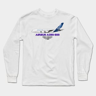 Airbus A380-800 - Airbus "House Colours" Long Sleeve T-Shirt